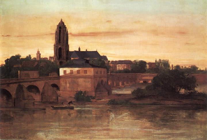 Gustave Courbet View of Frankfurt